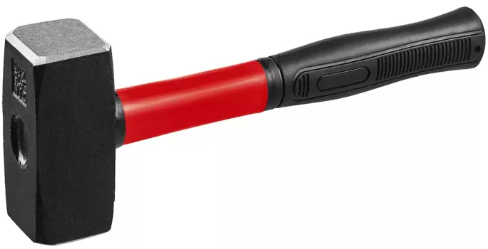 Кувалда тупоносая, рукоять стекловолокно (фиберглас), боек сталь 1.5 кг, MIRAX 2011-15_z03 (2011-15_z03)