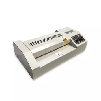 Ламинатор ГЕЛЕОС FGK 320, A3, 60мкм - 250мкм, валов:4, горячее + холодное ламинирование, 600 см/мин., реверс, серый (L-FGK 320)