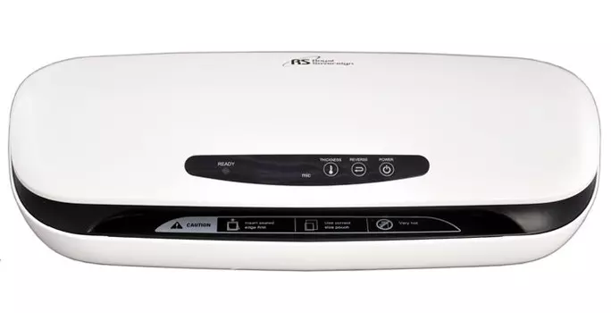 Ламинатор Royal Sovereign PL-910, A4, 60мкм - 250мкм, валов:4, горячее + холодное ламинирование, 43 см/мин., реверс, белый/черный (PL-910)