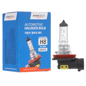 Лампа автомобильная галогенная Avantech, 35Вт, 12В, H8, 1шт. (AB0030)