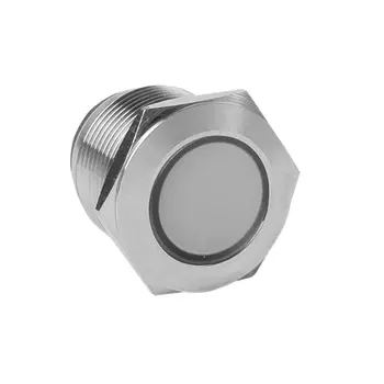 Лампа индикаторная LED белый 19 мм 230 В AC, EKF PROxima S-Pro67 (s-pro67-351)