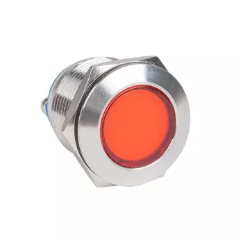 Лампа индикаторная LED красный 19 мм 24 В AC/DC, EKF S-Pro67 (s-pro67-312)