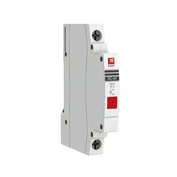 Лампа индикаторная LED красный DIN-рейка 230 В AC, EKF PROxima ЛС-47 (mdla-47-r-pro)