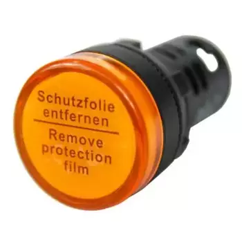 Лампа индикаторная LED желтый 22 мм 24 В AC/DC, Энергия AD22-22D (Е0901-0099)