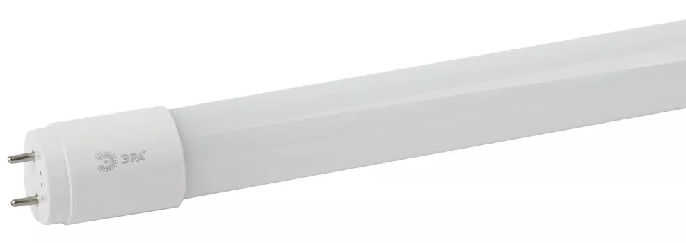 Лампа линейная светодиодная G13 T8-10W-840-G13-600mm, T8, 2.6 см x 60 см, 10 Вт, 910лм, 4000 K/нейтральный, 80 Ra, Эра (Б0062410)
