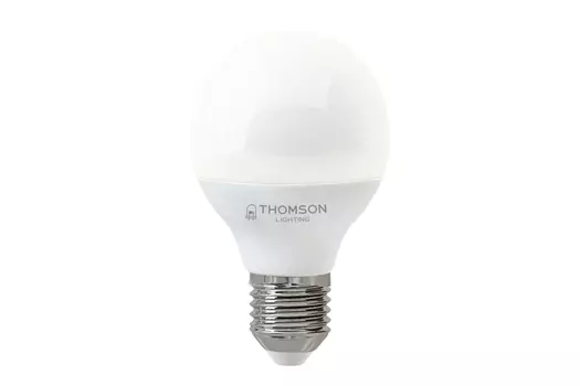 Лампа светодиодная E14 шар, 6Вт, 4000K / белый, 500лм, THOMSON (TH-B2032)