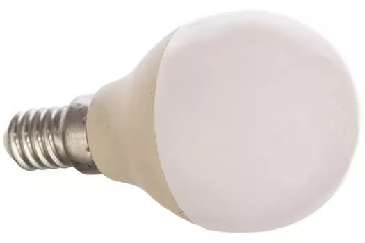 Лампа светодиодная E14 шар, 8.5Вт, 3000K / теплый свет, 720лм, КОСМОС 4GM-WH125-01 Basic (LkecLED8.5wGL45E1430)