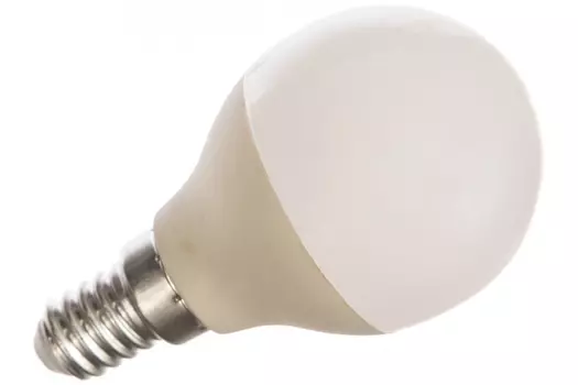Лампа светодиодная E14 шар, 8.5Вт, 4500K / белый, 720лм, КОСМОС Basic (LkecLED8.5wGL45E1445)