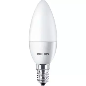 Лампа светодиодная E14 шар/B35, 5Вт, 4000K-4000K / нейтральный свет, 500лм, Philips (929002968837)