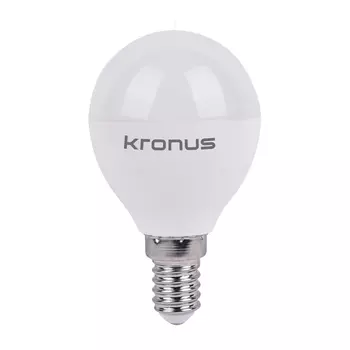 Лампа светодиодная E14 шар/G45, 9.5 Вт, 6000 K/холодный свет, 220 В, Kronus (KRS-01-0048)