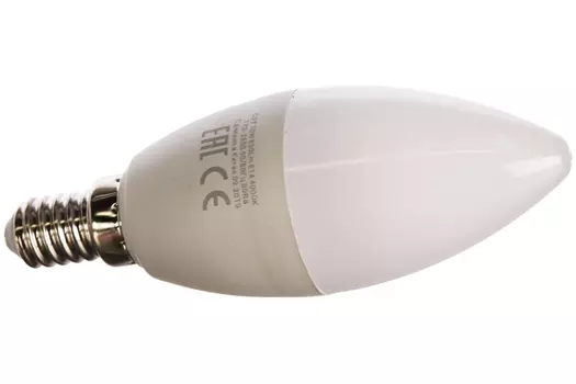 Лампа светодиодная E14 свеча, 10Вт, 4000K / белый, 830лм, THOMSON (TH-B2018)