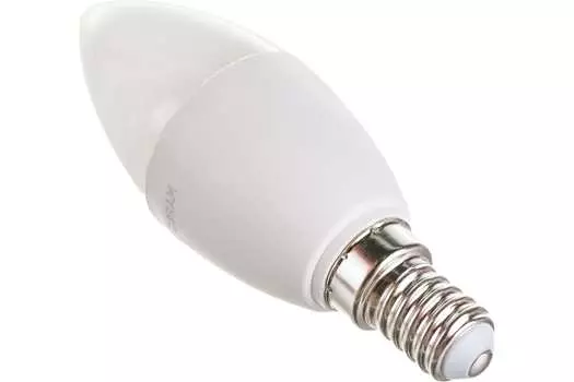 Лампа светодиодная E14 свеча/B38, 7Вт, 3000K / тёплый, 560лм, LEDVANCE VALUE (4058075578883)