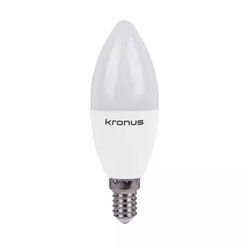 Лампа светодиодная E14 свеча/C37, 12 Вт, 6000 K/теплый свет, 220 В, Kronus (KRS-01-0017)