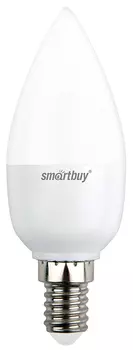 Лампа светодиодная E14 свеча/C37, 7Вт, 4000K / нейтральный свет, 560лм, SMARTBUY (SBL-C37-07-40K-E14)