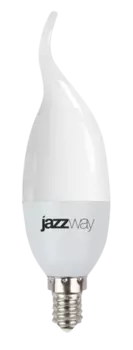 Лампа светодиодная E14 свеча на ветру/CA37, 7Вт, 4000K / белый, 520лм, Jazzway PLED-SP CA37 7w E14 4000K (1027917-2)