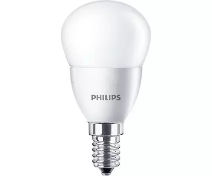 Лампа светодиодная E14 свеча/P45ND, 6.5Вт, 2700K / теплый свет, 620лм, Philips LEDLustre 6.5-75W (929001886807 / 8718696816998)