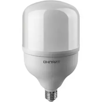 Лампа светодиодная E27/E40 цилиндрическая/T140, 70Вт / белый, 5300лм, ОНЛАЙТ OLL-T140 (82906)