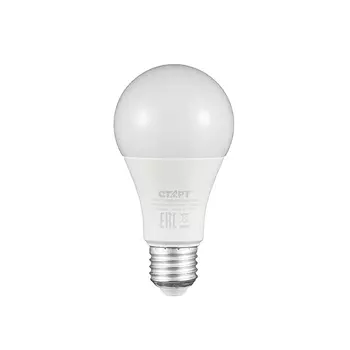 Лампа светодиодная E27 груша, 20 Вт, 3000 K / теплый свет, 1600лм, 220 В, СТАРТ (4610116202746)