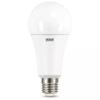 Лампа светодиодная E27 груша/A67, 30 Вт, 4100 K/нейтральный свет, 2360лм, 220 В, Gauss Elementary (73229)
