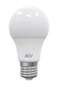 Лампа светодиодная E27 груша/A60, 10Вт, 2700K / теплый свет, 800лм, REV (32266 5)