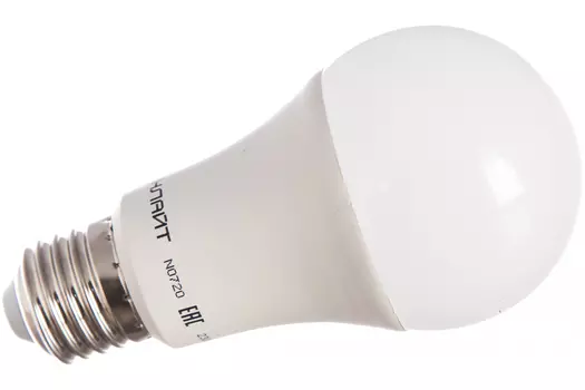 Лампа светодиодная E27 груша/A60, 15Вт, 4000K / белый, ОНЛАЙТ OLL-A60 (82921)