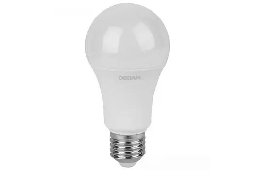 Лампа светодиодная E27 груша/A60, 15Вт, 4000K / нейтральный свет, 1200лм, LEDVANCE 24 (4058075579156)