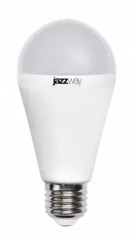 Лампа светодиодная E27 груша/A65, 20Вт, 3000K / теплый свет, 1800лм, Jazzway PLED-SP A65 20W E27 3000K POWER (5009455)