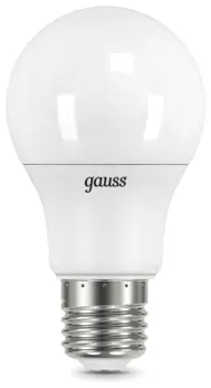 Лампа светодиодная E27 груша/A60, 12Вт, 3000K-3000K / теплый свет, 1150лм, Gauss Black ЛОН (102502112)