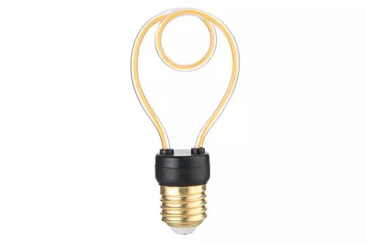 Лампа светодиодная E27 нитевидная/DECO-1, 6Вт, 2700K / теплый свет, 500лм, филаментная, THOMSON Art filament (TH-B2383)