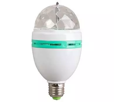 Лампа светодиодная E27 шар, 6Вт / RGB, NEON-NIGHT 601-253 Диско (601-253)