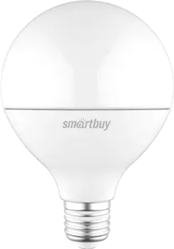 Лампа светодиодная E27 шар/G95, 18Вт, 3000K / теплый свет, 1440лм, SMARTBUY (SBL-G95-18-30K-E27)