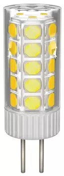 Лампа светодиодная G4, 12В, 5Вт, 4000K/нейтральный, 70-79Ra, Iek (LLE-CORN-5-012-40-G4)