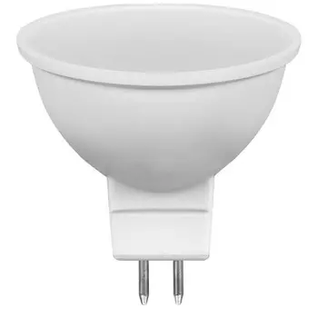 Лампа светодиодная G5.3, MR16, 9Вт, 800лм, 6400K/холодный, 80 Ra, 5шт., FERON LB-560 (25841-5)