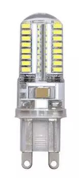 Лампа светодиодная G9, 220В, 5Вт, 300лм, 4000K/белый, Jazzway PLED-G9 (1036650B)