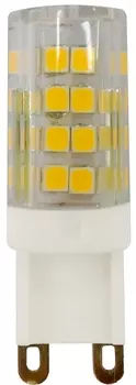 Лампа светодиодная G9, JCD, 170-265 В, 5Вт, 400лм, 2700K/теплый, 80 Ra, ЭРА LED-JCD-5W-CER-827-G9 (Б0027863)