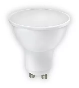 Лампа светодиодная GU10, MR16, 7Вт, 560лм, 3000K/теплый, Ra>80, Smartbuy (SBL-GU10-07-30K-N)