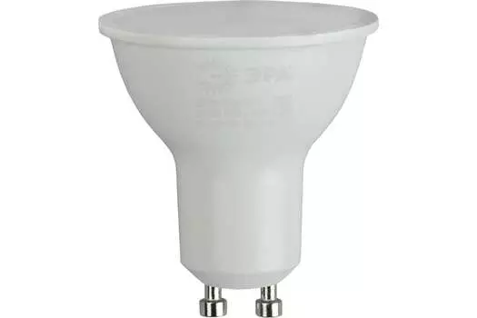 Лампа светодиодная GU10, MR16, 9 Вт, 720лм, 4000K/нейтральный, 80 Ra, Эра RED LINE LED MR16-9W-840-GU10 R (Б0050692)