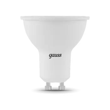 Лампа светодиодная GU10, MR16, 9 Вт, 830лм, 3000K/теплый, 90-100 Ra, GAUSS Black (101506109)