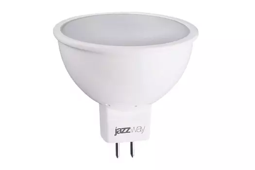Лампа светодиодная GU5.3, JCDR, 5Вт, 400лм, 4000K/холодный, 80 Ra, Jazzway (1037107A)