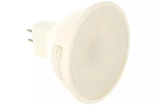 Лампа светодиодная GU5.3, JCDR, 6Вт, 480лм, 4000K/белый, 80 Ra, IN HOME LED-JCDR-VC ( 4690612020372)