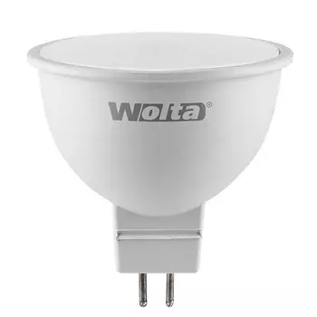 Лампа светодиодная GU5.3, MR16, 8Вт, 560лм, 6500K/холодный, 80 Ra, Wolta (30WMR16-220-8GU5.3)