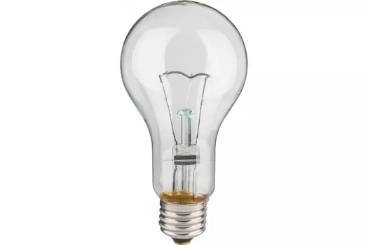 Лампа термоизлучатель E27 груша, 200Вт, 2700K / теплый свет, 2951лм, ОНЛАЙТ OI-A-200-230-E27-CL (61176)