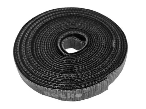 Лента-липучка Netko RVEC10X3BCK, 10 мм x 3000 мм, с насечками для отрыва (каждые 2 см), черный (RVEC10X3BCK)