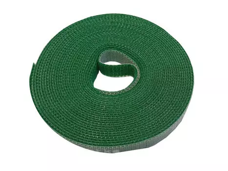 Лента-липучка Netko RVEC10X5GRN, 10 мм x 5м, с насечками для отрыва (каждые 2 см), зеленый (RVEC10X5GRN)