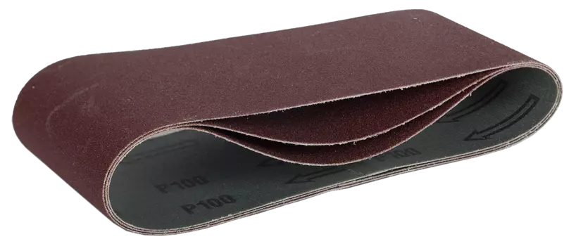 Лента шлифовальная Зубр МАСТЕР, P100, 75х457мм, тканевая основа, 3 шт. (35541-100)