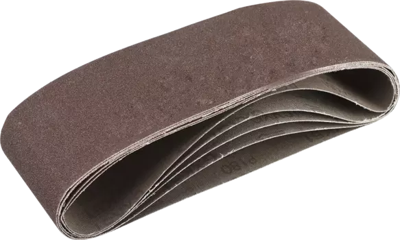 Лента шлифовальная Зубр СТАНДАРТ, P180, 75х533мм, тканевая основа, 5 шт. (35342-180)