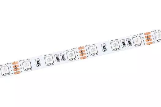 Лента светодиодная, 3м, SMD 5050, 60шт./14.4Вт на метр, 12V, RGB, IP20 IEK (LSR2-3-060-20-3-03)