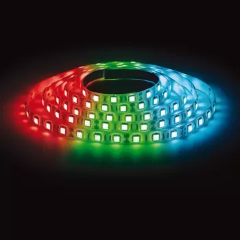 Лента светодиодная 5050kit-14,4-60-12-IP20-RGB-5m, 5 м, SMD 5050, 60 шт./14.4 Вт на метр, 12V, RGB, IP20 Эра (Б0043067)