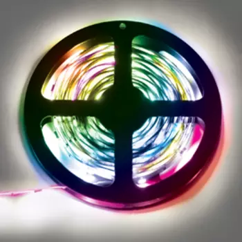 Лента светодиодная, 5 м, 12, 60 шт./4.8 Вт на метр, 12V, RGB, IP20 ECOLA (P2LM05ESB)