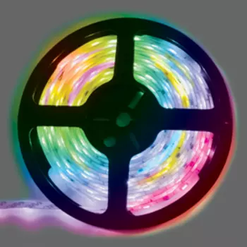 Лента светодиодная, 5 м, 60 шт./14.4 Вт на метр, 24V, RGB, IP65 ECOLA (P5DM14ESB)